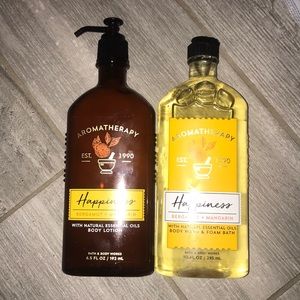 Bath and body works lotion and shower gel